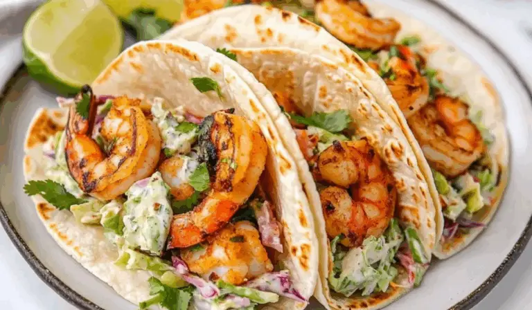 Cilantro-Lime Shrimp Tacos with Creamy Slaw: A Flavor-Packed, Easy Meal for Any Day