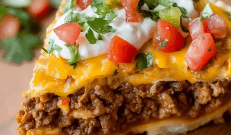 Taco Pie Supreme: A Cheesy Chicken-Beef Twist on a Family Favorite