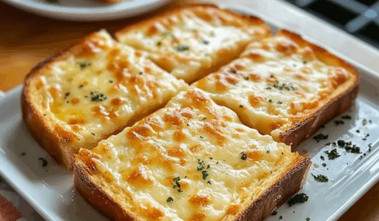 Irresistible Cheesy Texas Toast: Golden, Buttery, and Perfect for Any Meal