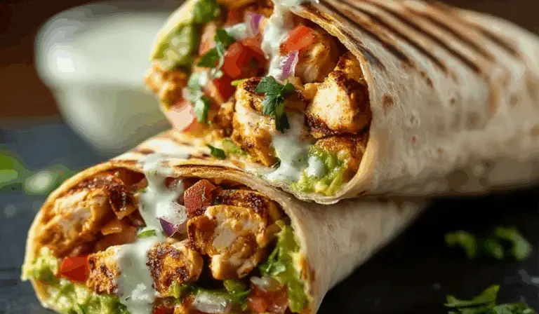 Smoky Chipotle Ranch Grilled Chicken Burrito: A Flavor-Packed Wrap