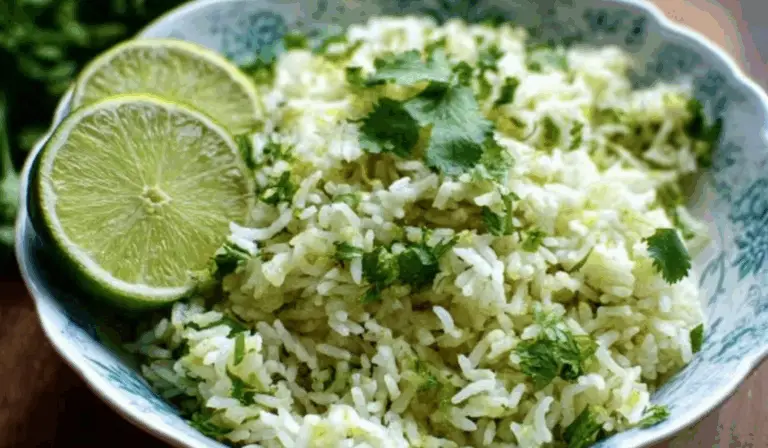 Zesty Cilantro Lime Rice – A Bright and Flavorful Side for Every Meal