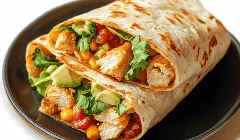 Bold & Crunchy Southwestern Chicken Wrap: A Quick Tex-Mex Favorite