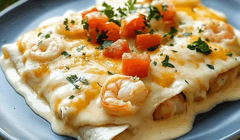 Creamy Shrimp Enchiladas: A Rich and Flavorful Twist on a Classic Favorite