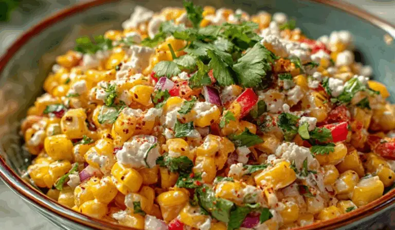 Zesty Mexican Street Corn Salad (Esquites-Style Delight)