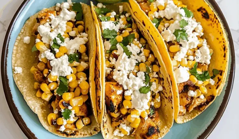 Mexican Street Corn Chicken Tacos: A Bold and Easy Weeknight Favorite
