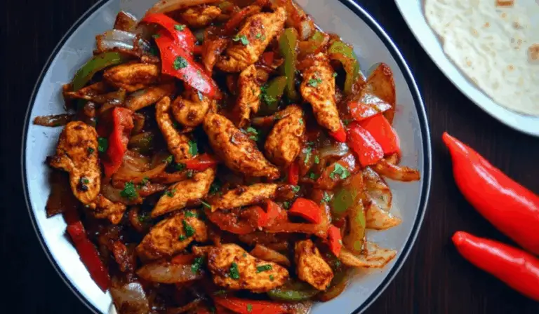 Sizzling Chicken Fajitas – A Quick & Flavorful Family Dinner