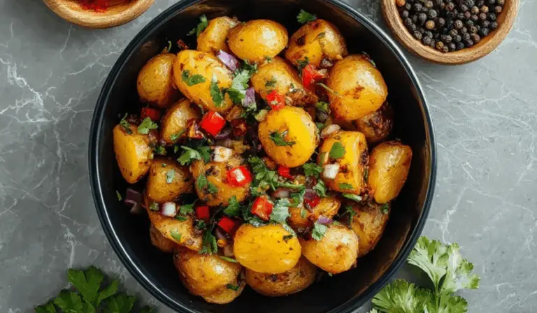 Mexican‑Style Potatoes with Zesty Beef or Chicken Twist