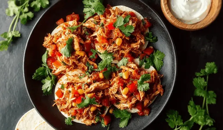 Fiery Mexican Pulled Chicken Fiesta: A Comforting Classic with a Kick