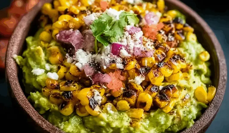 Guacamole with Charred Corn & Grilled Beef: A Flavorful Upgrade to the Classic Dip