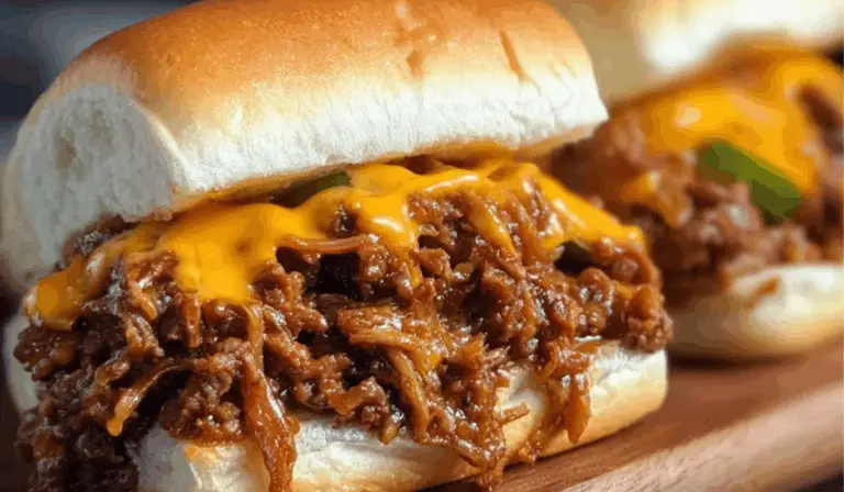 Savory Philly Cheesesteak Sloppy Joes: A Cheesy, Beefy Twist on a Classic
