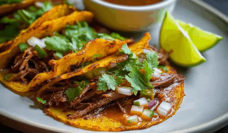 Slow Cooker Birria Tacos with Beef or Chicken – A Rich and Flavorful Mexican-Inspired Dish