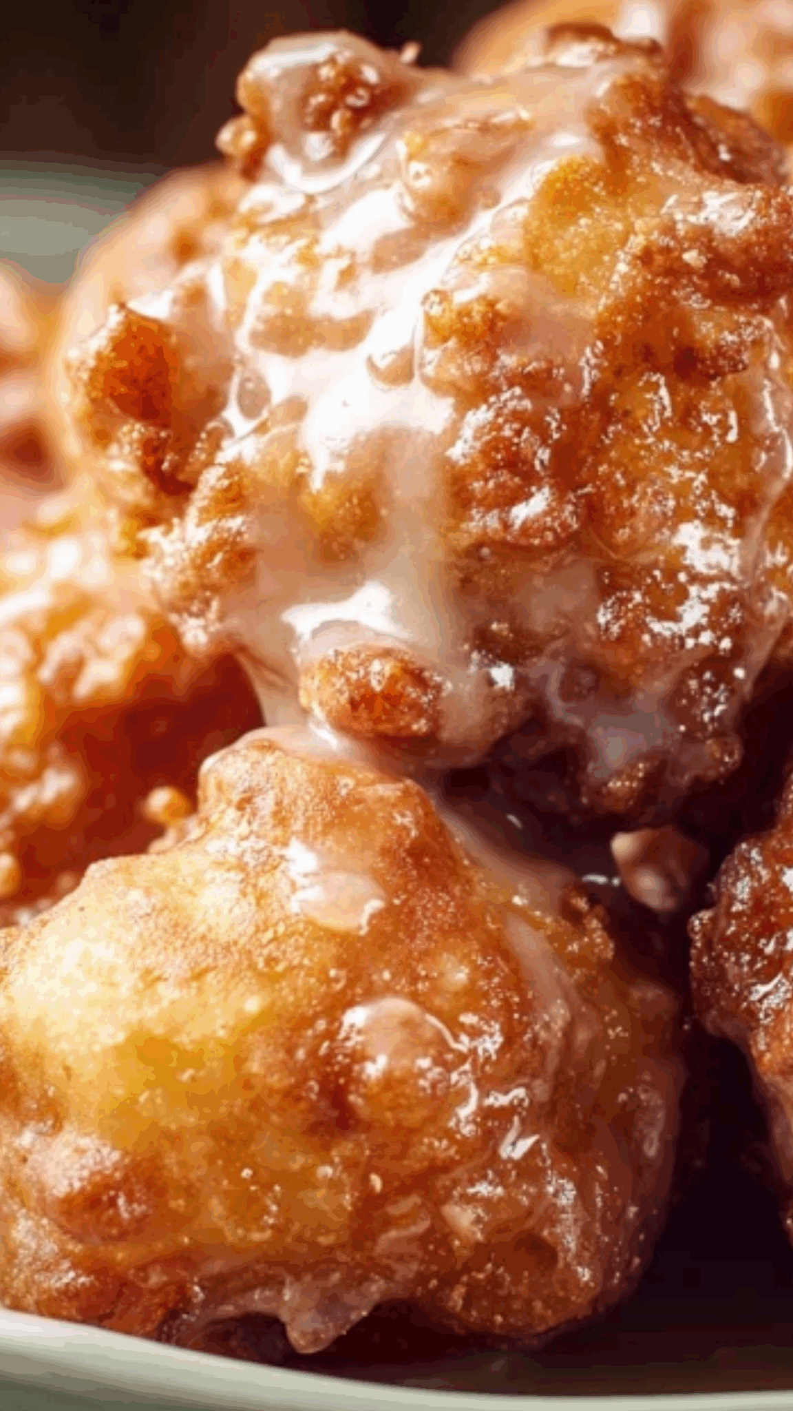 Crispy-Baked Apple Fritter Bites with Tangy Apple Cider Glaze – Ina Recipes