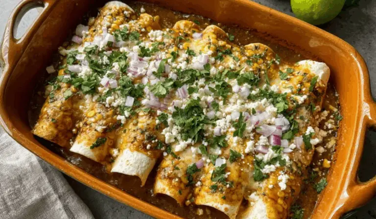 Street Corn Chicken Enchiladas: A Flavor-Packed Weeknight Favorite