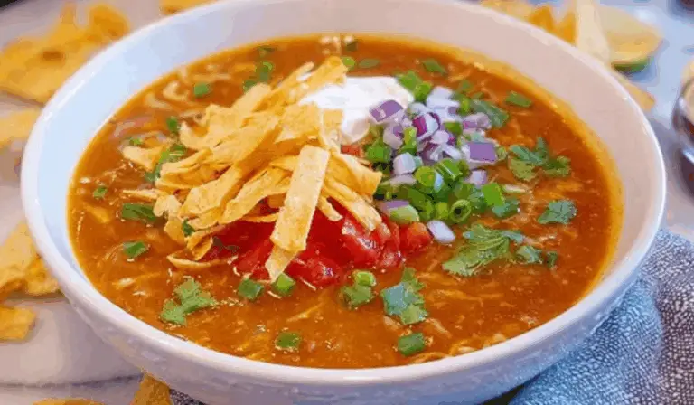 Copycat Chili’s Chicken Enchilada Soup (Beef Variation Optional)