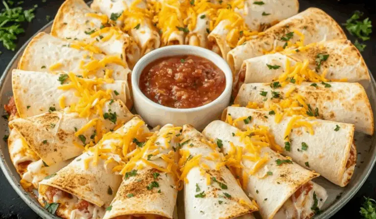 Blooming Quesadilla Ring – Cheesy, Crowd-Pleasing Pull-Apart Rings