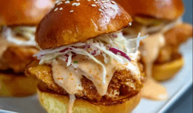 Bang Bang Chicken Sliders: Crispy, Creamy, and Perfect for Sharing