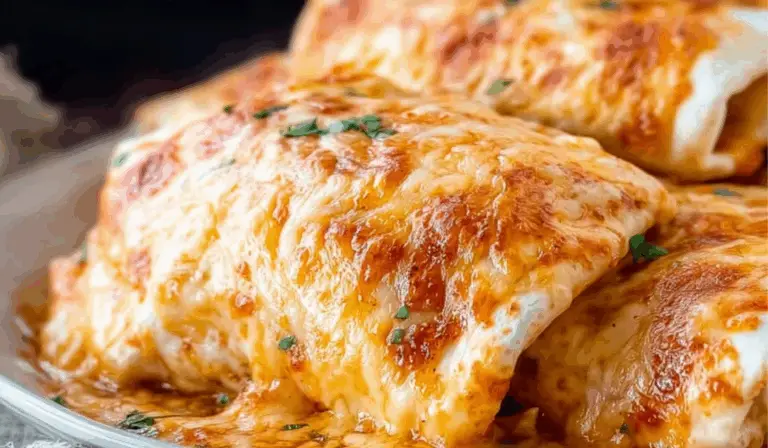 Cheesy Baked Burritos with Chicken and Beans